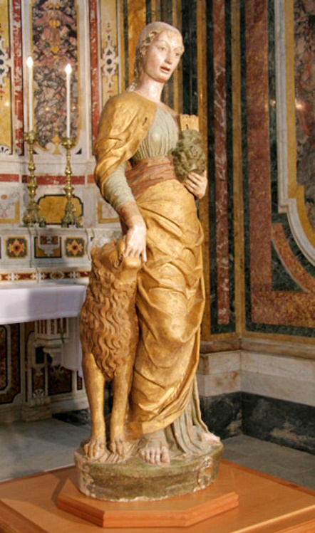 una cosa da vedere a irsina è la statua di sant'eufemia del mantegna