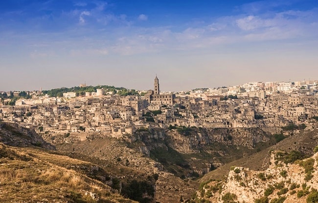 fai un video selfie nei sassi di matera