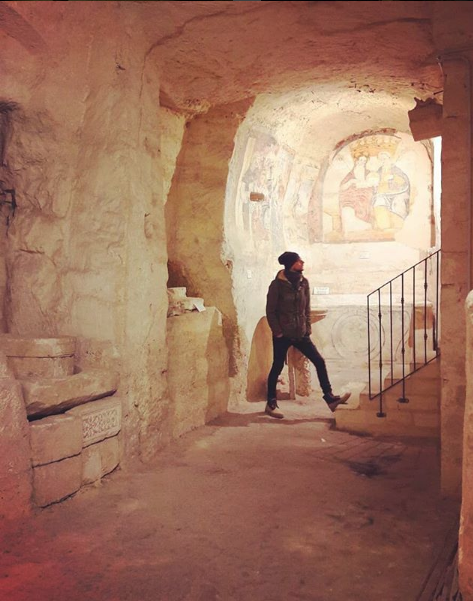 affreschi interni della chiesa di sant' agostino di matera