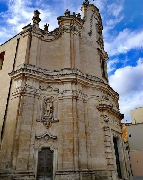 facciata della chiesa del purgatorio