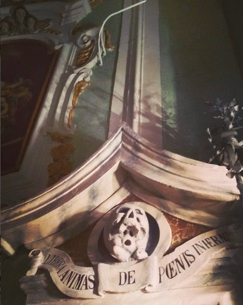 interni della chiesa del purgatorio