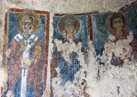 chiese rupestri affreschi