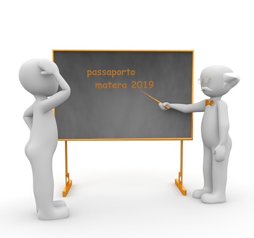 regolamento passaporto matera 2019