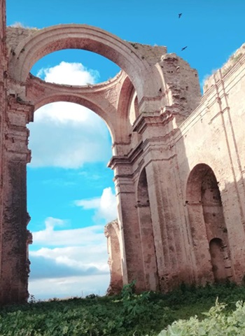 chiesa diruta grottole nei dintorni di matera