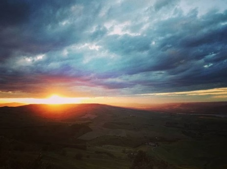 basilicata paesi al tramonto