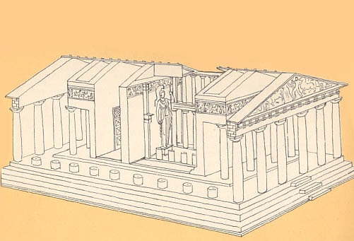 cella del tempio greco