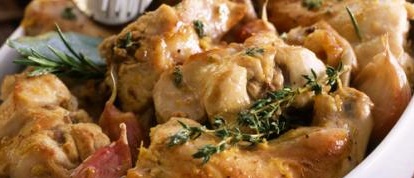 coniglio e peperoni secchi