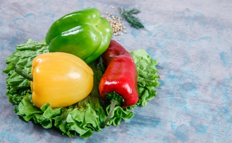 peperoni di vari colori