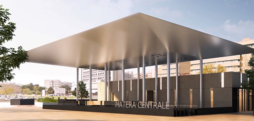 foto della nuova stazione di piazza aldo moro