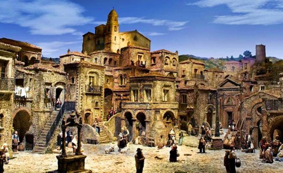 presepe di artese in mostra a torino
