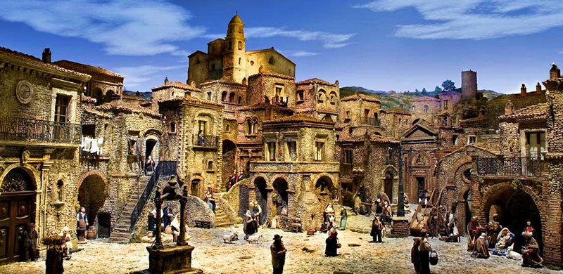 presepe di artese in mostra a torino