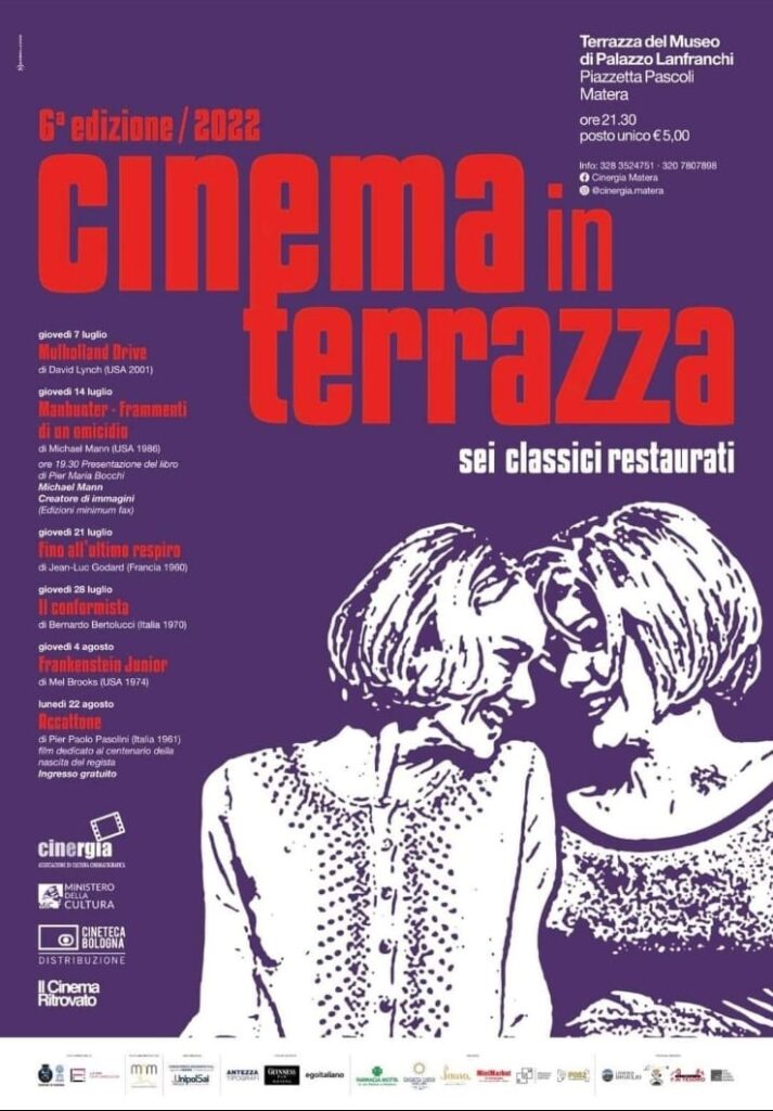 cinema in terrazza 2022 matera