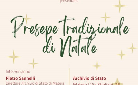 mostra presepe archivio di stato matera