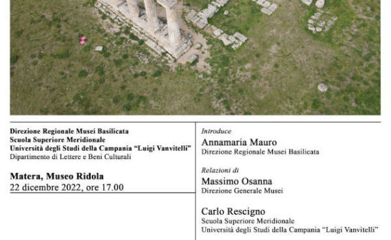 ricerche metapontine conferenza 2022