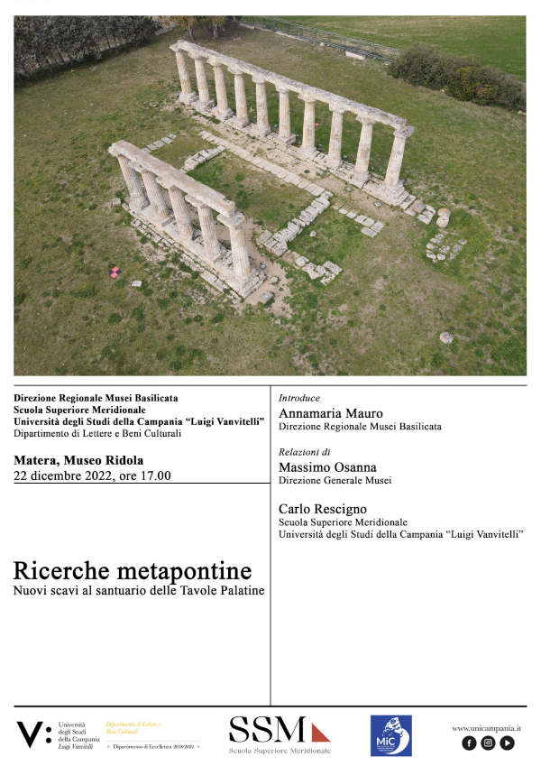 ricerche metapontine conferenza 2022