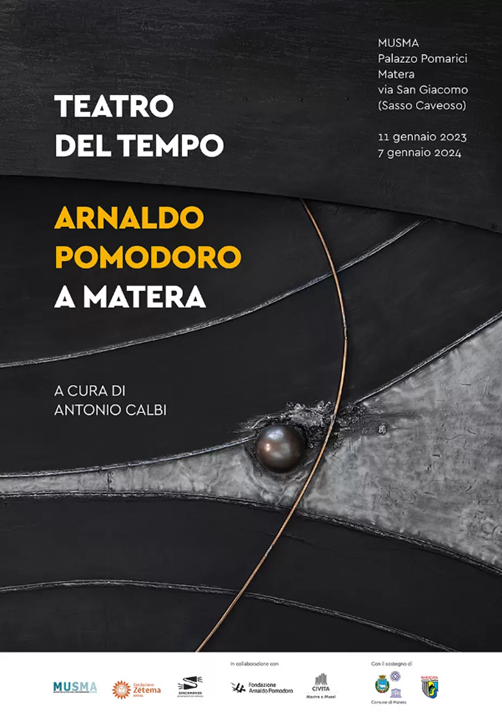 mostra teatro del tempo di arnaldo pomodoro