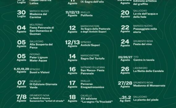 eventi estate basilicata val d'agri 2023