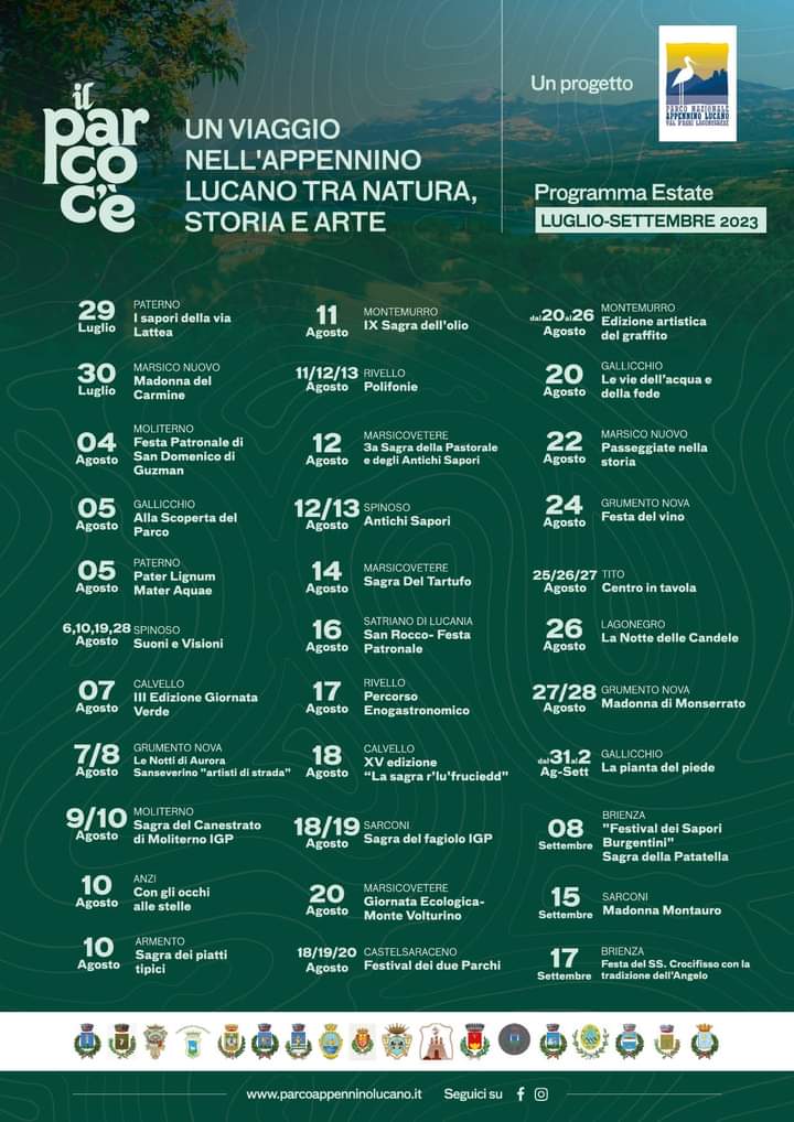 eventi estate basilicata val d'agri 2023
