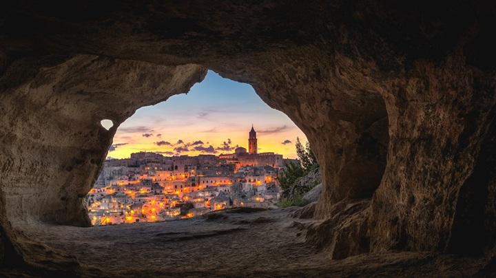 matera di sera