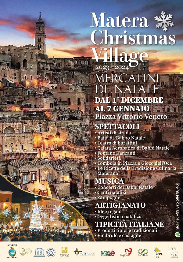 villaggio di babbo natale matera anno 2023 2024