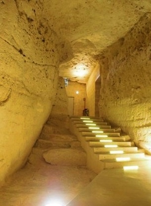 interni della casa cava a matera
