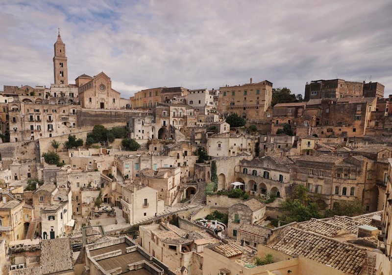 panorama itinerario sassi matera