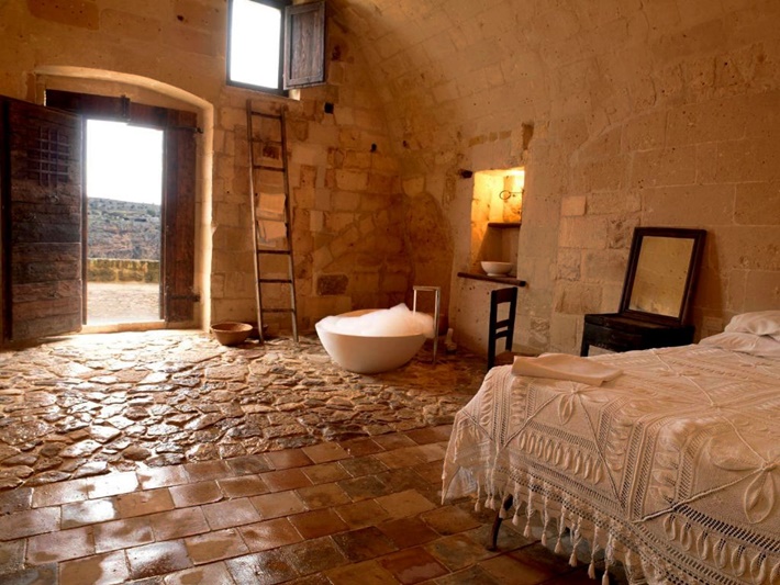 hotel nelle grotte di matera