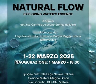 mostra natural flow matera