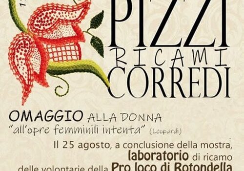 festa pizzi ricami e corredi rotondella