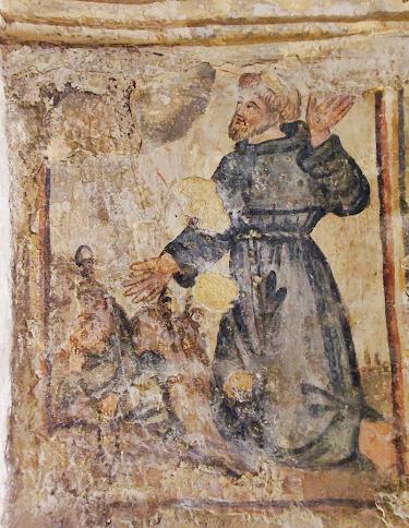 stigmate san francesco d'assisi affresco