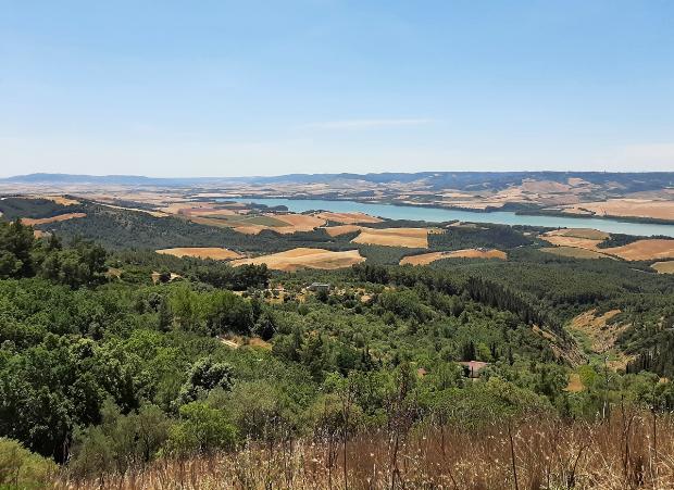 panoramica diga san giuliano