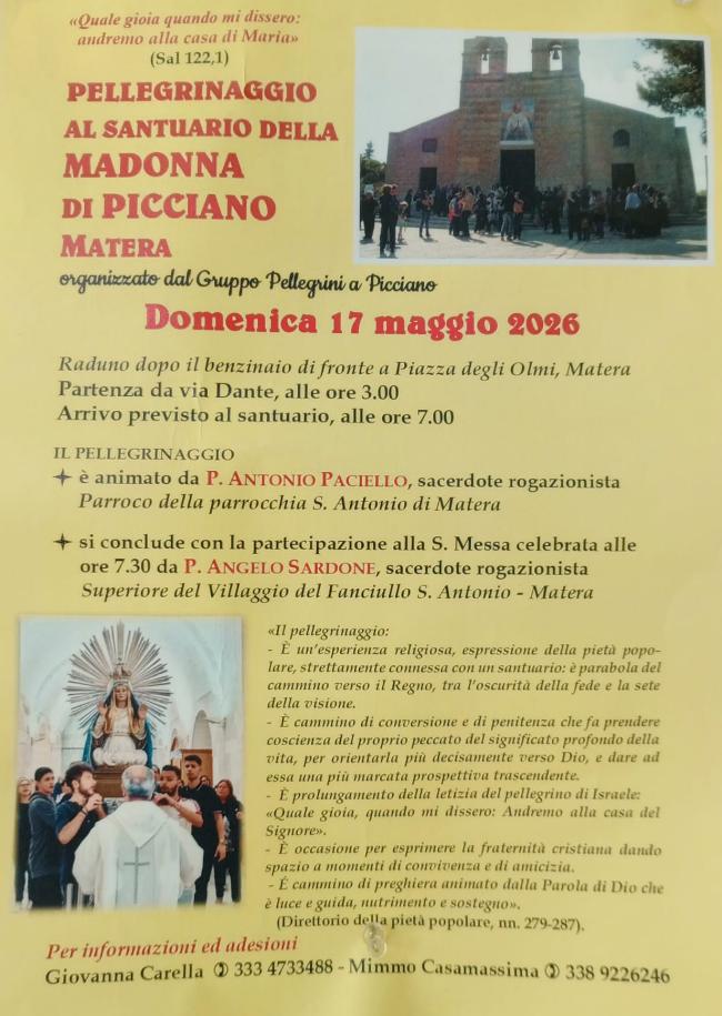 pellegrinaggio a picciano