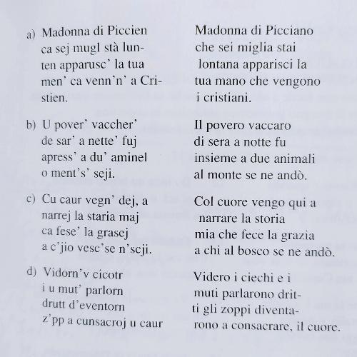 poesia alla madonna