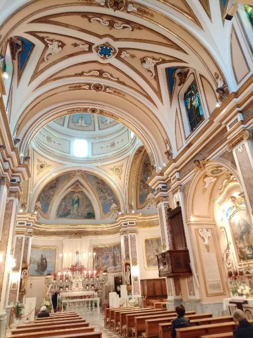 volta e soffitto della chiesa di san francesco da paola matera