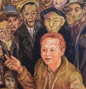 immagine di scotellaro nel quadro Lucania 61