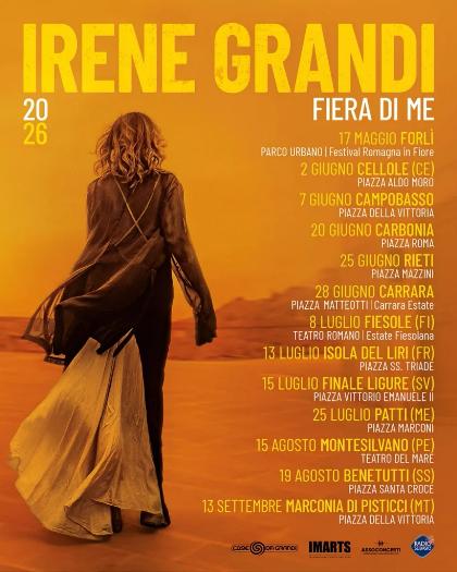 Irene Grandi concerto a Marconia