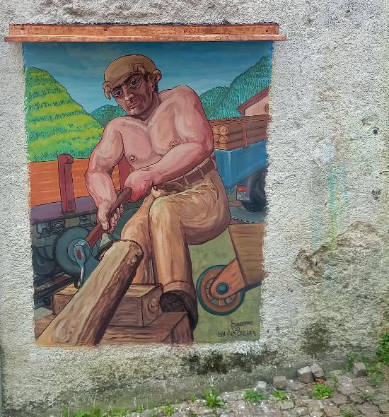 murales in zona antica a lagonegro