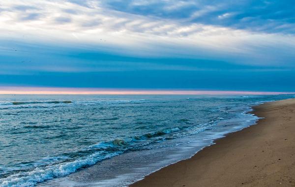 alba in spiaggia