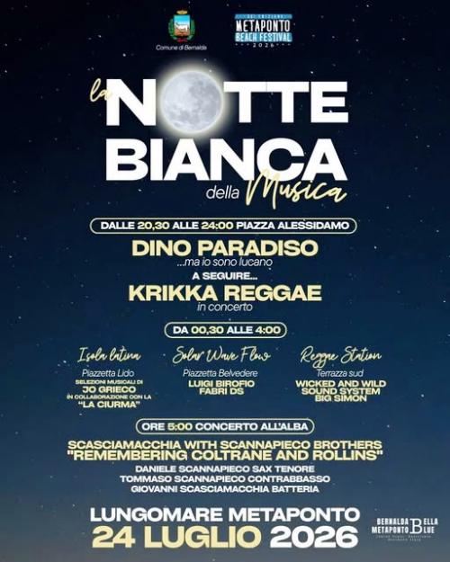 notte bianca 2026 metaponto