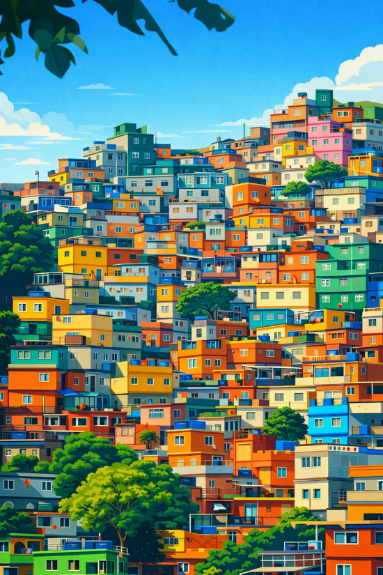 case colorate in brasilie