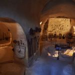 interni della casa cisterna nel sasso caveoso